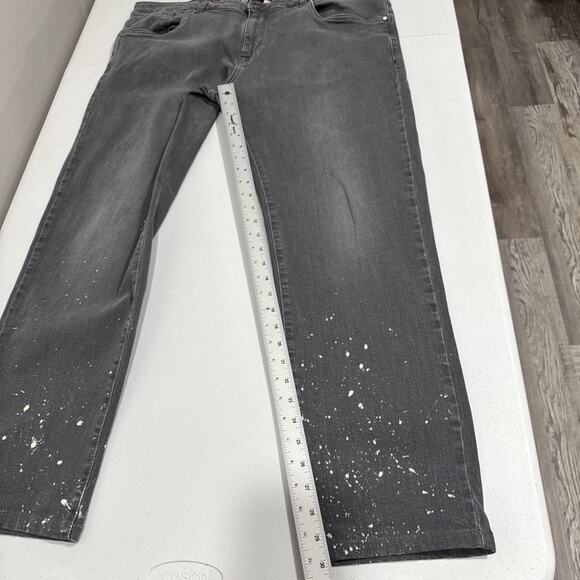 Luchiano Visconti Jeans Mens Favorite Modern Fit Slim 42x34 (41x30 actual) Gray - Picture 13 of 16